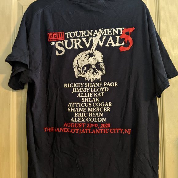 Men's XL Tshirt - GCW Tournament of Survival - Picture 2 of 4